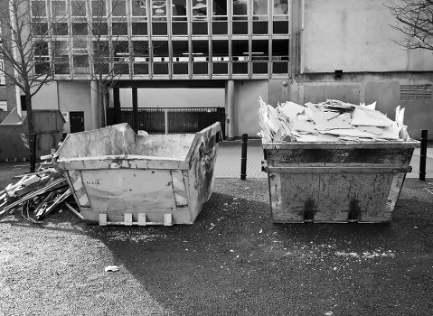 Professional garage clearance team working in Coney Hall