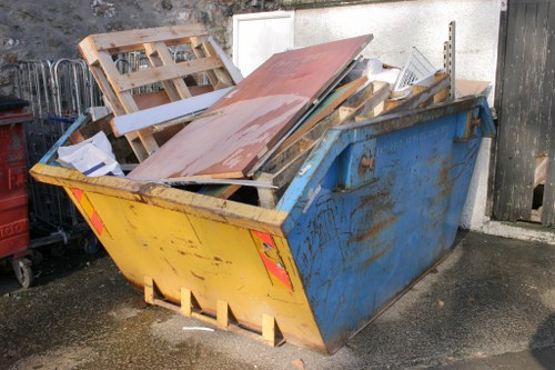 Professional office clearance team at work in Coney Hall