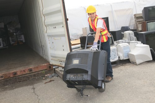 Professional house clearance services including furniture removal