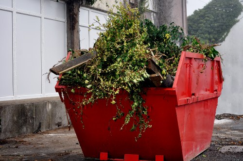 Various types of business waste for removal